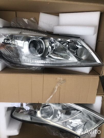 Комплект фар на шкоду Октавия а5