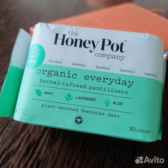 Ежедневные прокладки Honey Pot травяные 30шт