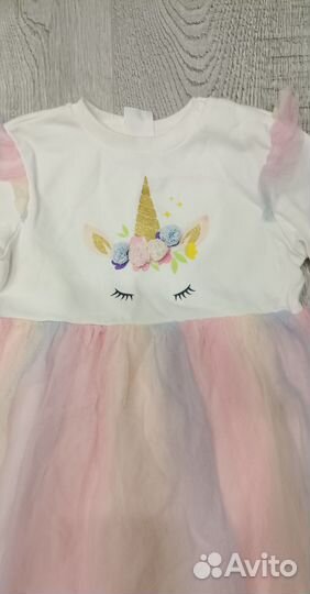 Платье единорог