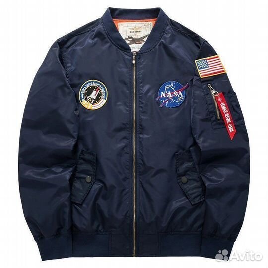 Бомбер Nasa solar m2 Синий