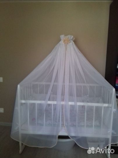 Балдахин в детскую кроватку