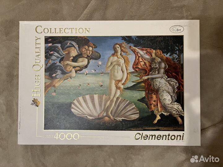 Пазлы clementoni 4000 Рождение Венеры Ботичелли