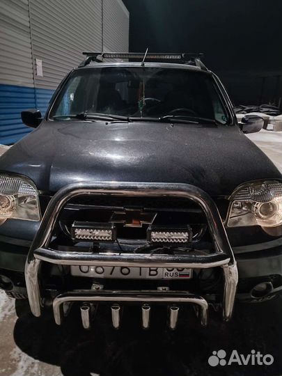 Кенгурятник на chevrolet ниву