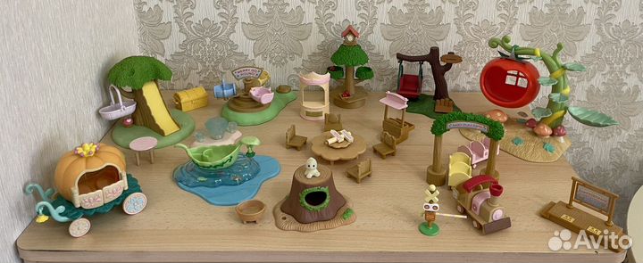 Sylvanian families мебель детская раритет