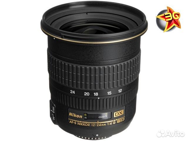 Объектив Nikon 12-24mm f/4G ED-IF AF-S DX Zoom-Nik