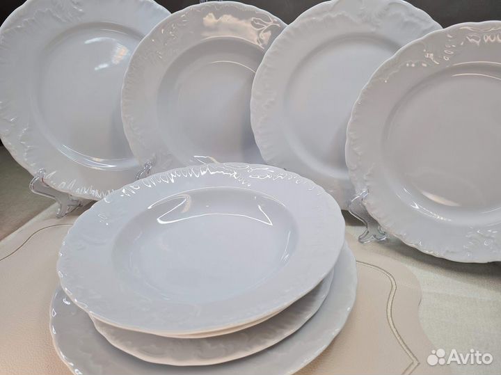 Тарелки десертн, закусочн, супов, обеденн. Cmielow