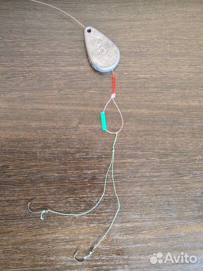 Монтажи на сазана, сома,белой рыбы ручной работы