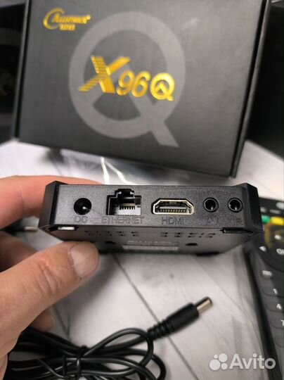 Smart tv приставка прошитая X96Q WiFi 4K