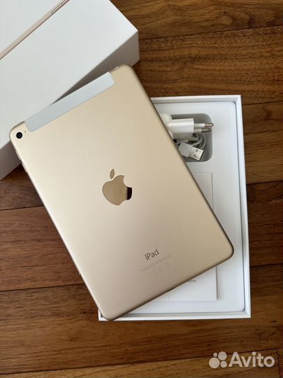 iPad mini 4 + cellular 128Gb Gold
