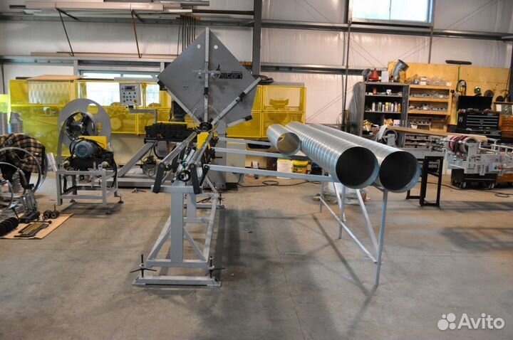 Спирально навивной станок на гибких кольцах sbtf