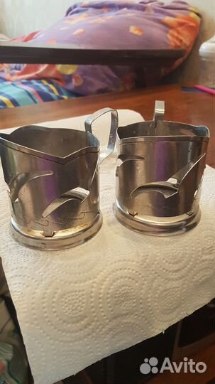 Подстаканники СССР метал