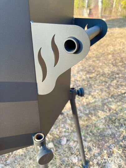 Печь под казан с трубой