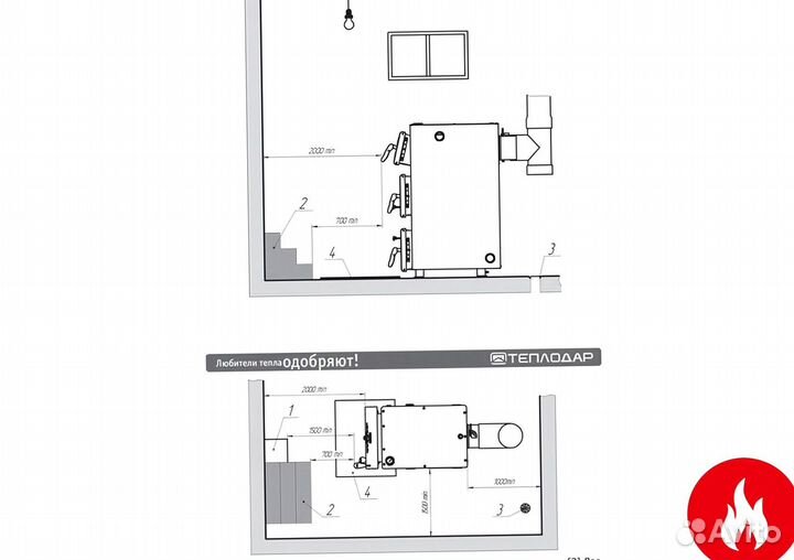 Твердотопливный котел теплодар куппер про-16 (2.0)