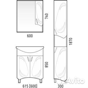 Тумба с раковиной