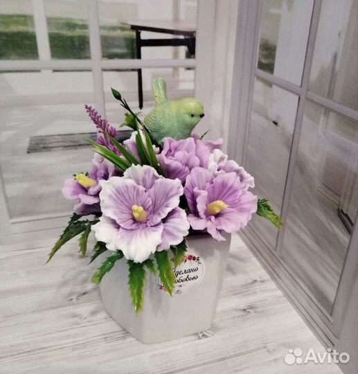 Букет из мыла