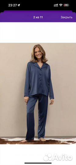 Пижама женская шелковая