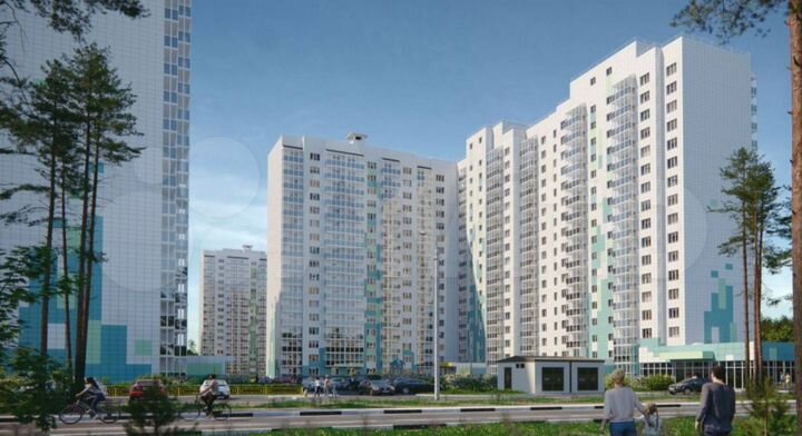 Квартира-студия, 28,1 м², 1/17 эт.