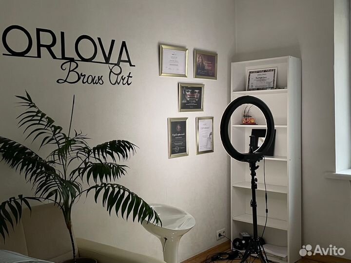 Перманентный макияж бровей. Гарантия Растушевка