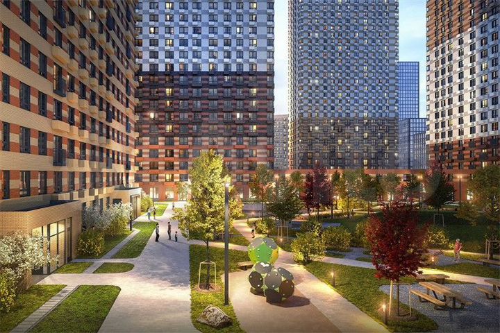 2-к. квартира, 55,4 м², 2/33 эт.