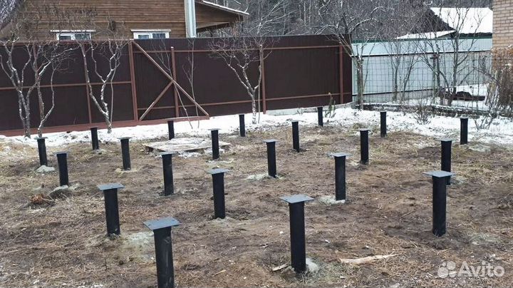 Фундамент из винтовых свай