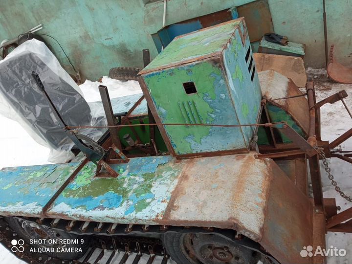 Самодельный гусеничный трактор