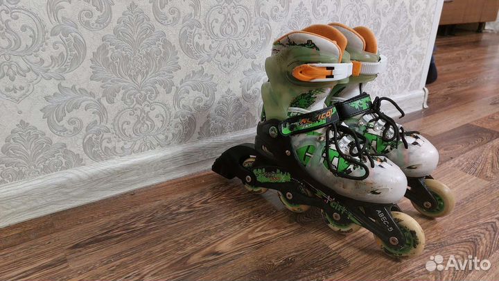 Роликовые коньки детские раздвижные