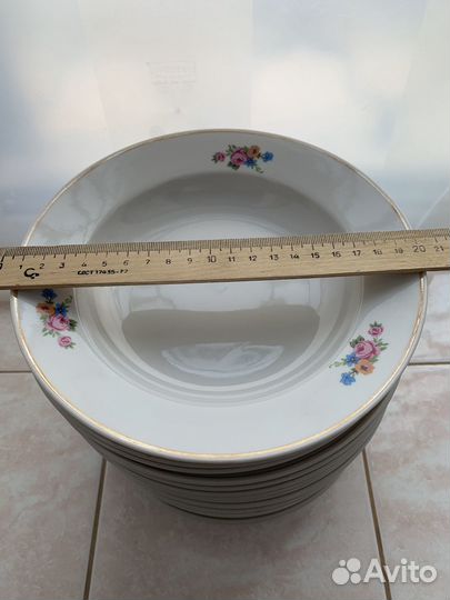 Дулево Тарелки фарфор СССР