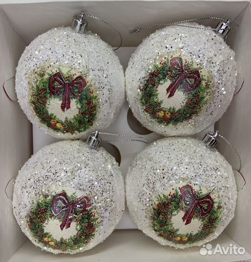 Новогодние игрушки набор на ёлку