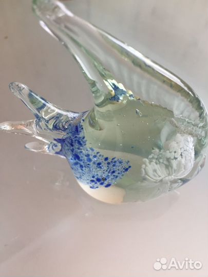 Хрусталь цветной Рыбка Bohemia Чехия