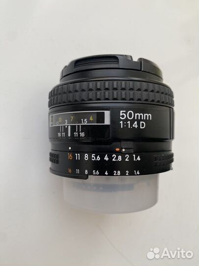 Объектив nikon af nikkor 50mm f/1.4d