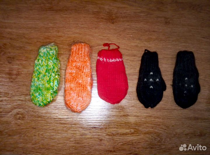 Носки и варежки, гетры вязаные