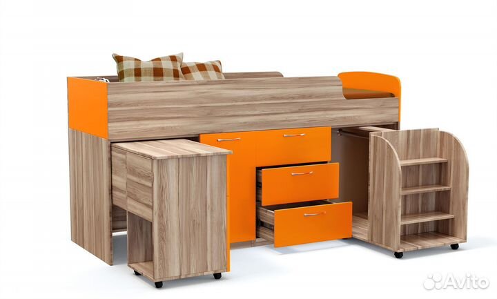 Детская кровать чердак