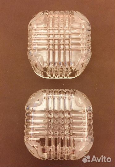 Хрустальные сервировочные вазочки, 2 штуки