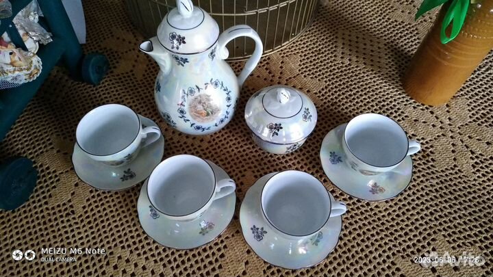 Фарфор ГДР кахла - Сервиз Мадонна