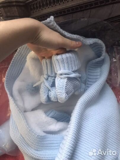 Конверт на выписку для мальчика зима