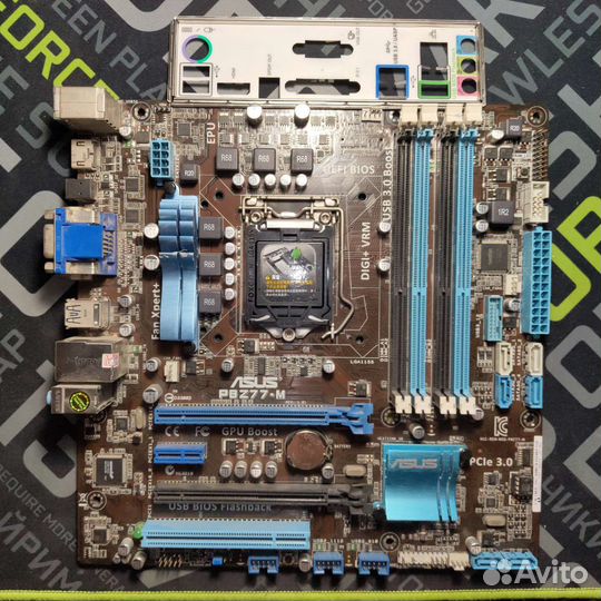 Материнская плата 1155 asus P8Z77-M