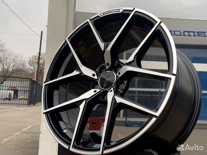 Диски Мерседес AMG R19 5/112 разноширокие