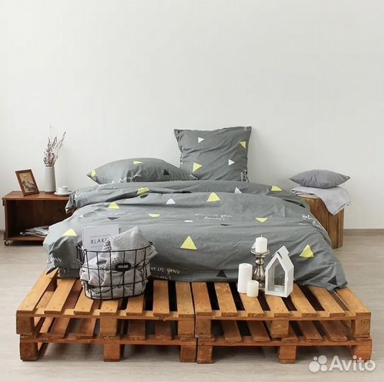 Постельное белье 1,5 сп., 2 сп. новое