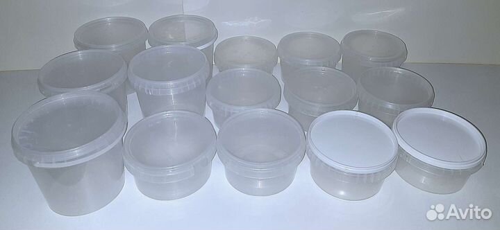 Ведерки пластиковые пищевые из-под капусты 20 шт