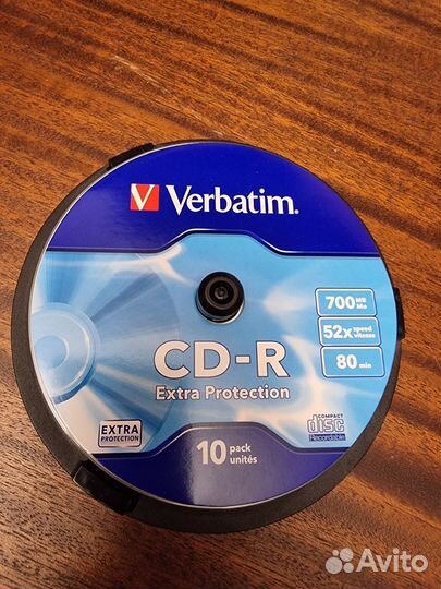 Диски Verbatim CD 700 Mb (за 6 шт)