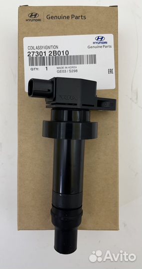 Катушка зажигания хендай солярис, киа рио