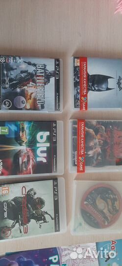 Продам игры (игравые диски) на PS 3