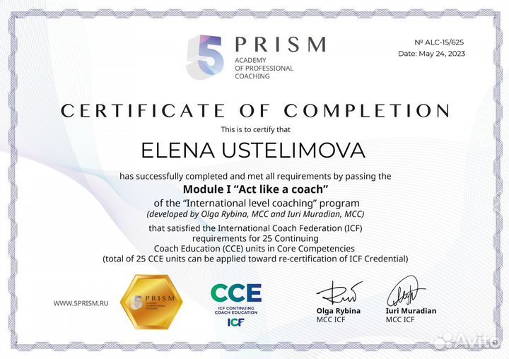 Консультация коуча