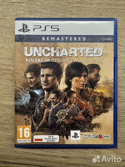 Uncharted Наследие воров PS5 диск
