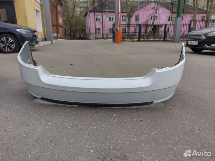 Задний бампер Шкода Октавия А7 рестайлинг 17-20г