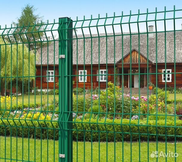 Забор 3Д грандлайн, панель сварная