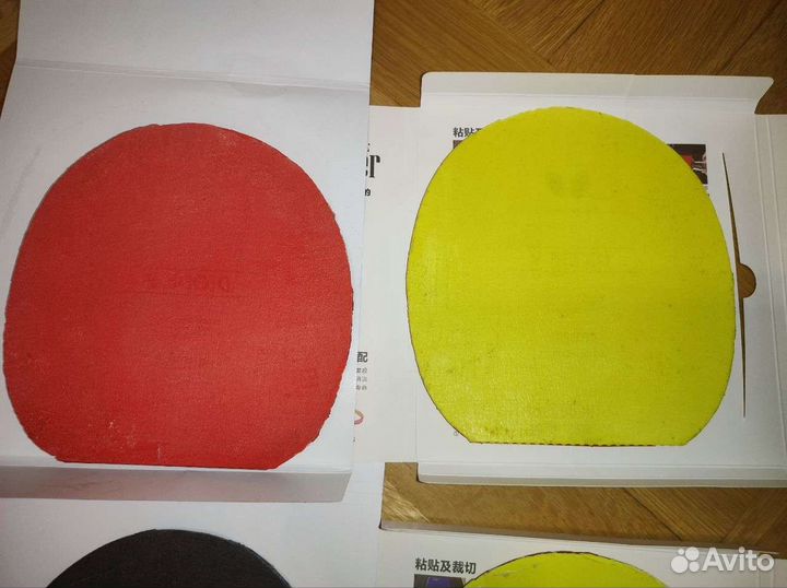 Накладки (гладкие/шипы) настольный теннис