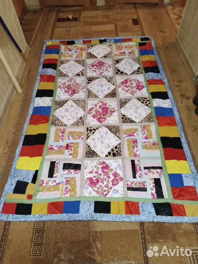 Одеяло лоскутное +подушка