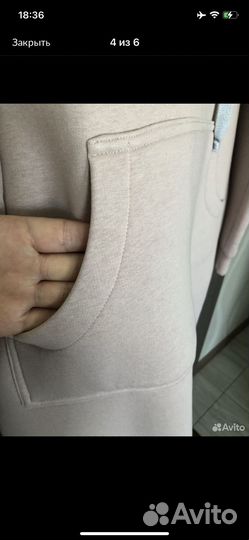 Платье худи утепленное