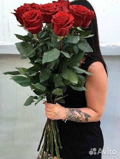 Цветы розы букеты 25 31 35 51 101 251 Доставка
